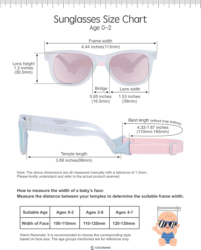 COCOSAND Flexible Baby Sunglasses - Image 5