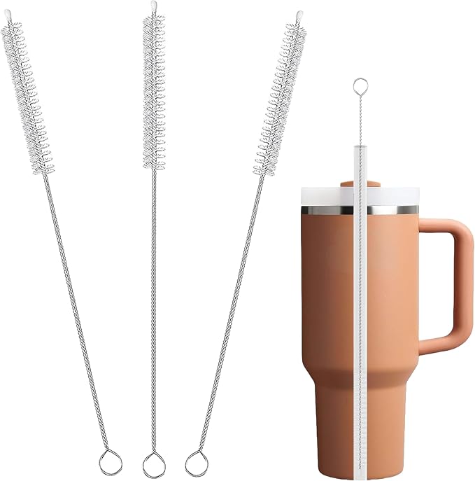 3 Pack Straw Cleaner Brush for Baby Bottles, Straw Brush Cleaner for by CIDYAUST