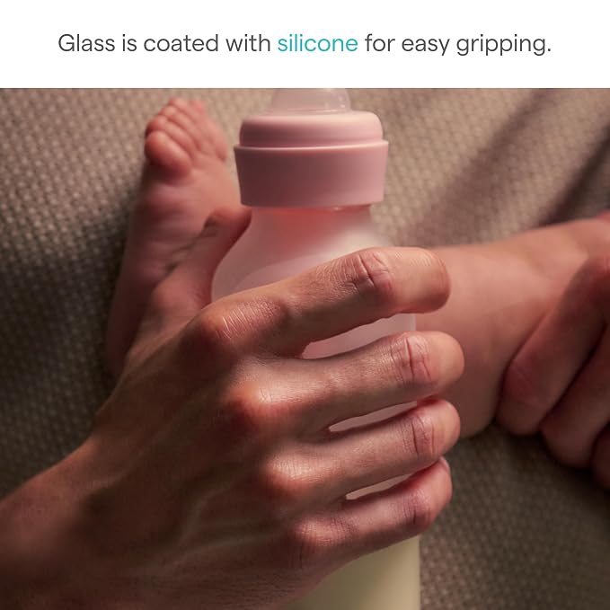 Munchkin Bond Silicone Coated Glass Baby Bottles - Image 4