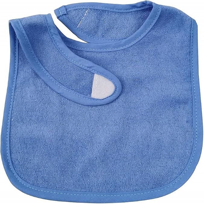 SPINFOX Waterproof Baby Bibs for Girls, Unisex Drool Bib Cotton Solid Knit - Image 3