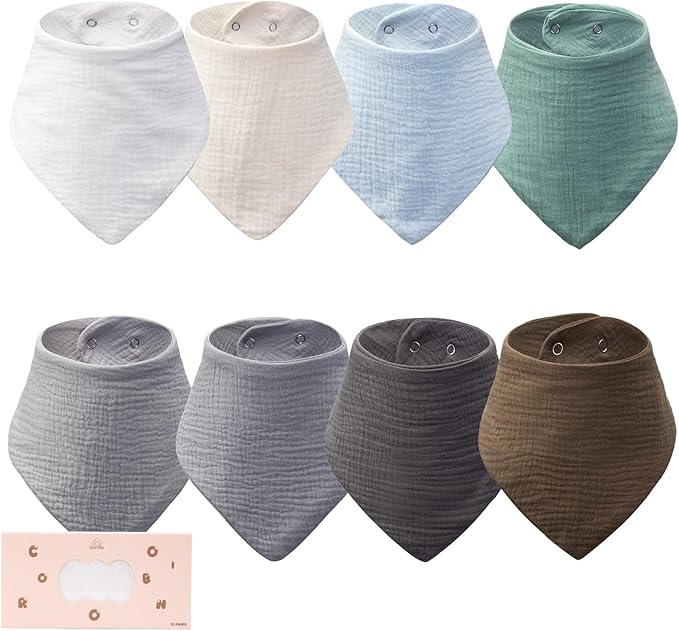 Baby Bibs 8-Pack by Unknown