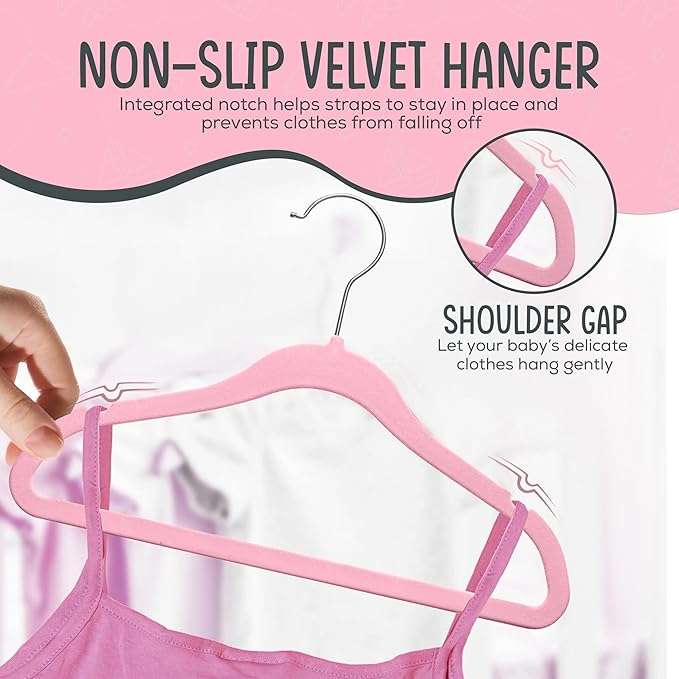 25 Premium Baby Velvet Hangers - Image 6