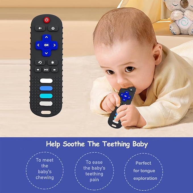 Baby Teething Toys, Food Grade Silicone Teether - Image 5