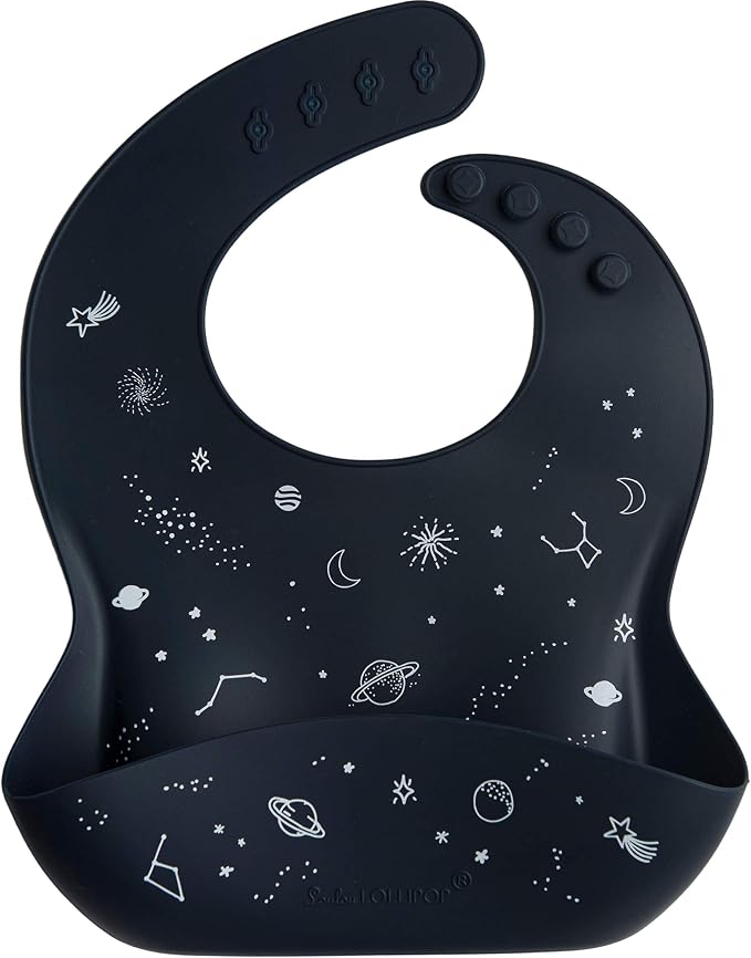Loulou Lollipop Soft, Waterproof Silicone Feeding Bib by LoulouLollipop
