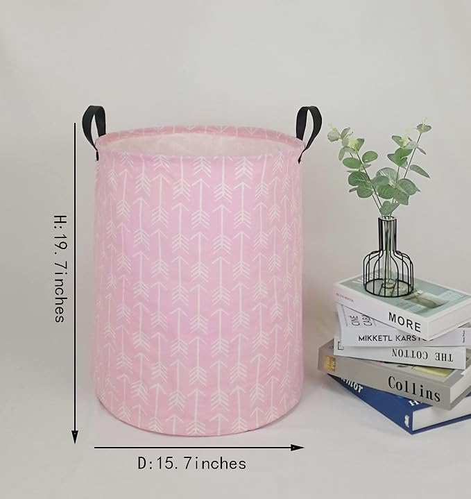 Round Laundry Hamper Storage Basket Laundry Organizer Hamper Storage Bins - Image 7