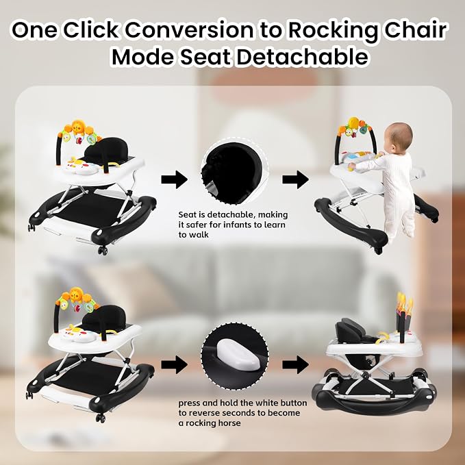 Baby Walker, 5-in-1 Baby Walkers - Image 3