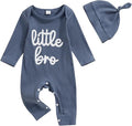 Fernvia Newborn Baby Boy Clothes Letters Print Bodysuit 3 6 9 12 18 Months Long by Fernvia
