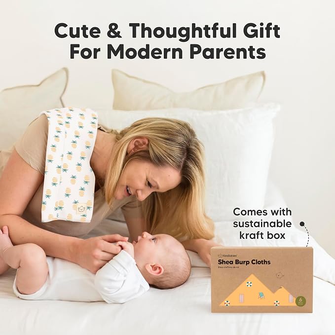 Organic Burp Cloths Baby Boy, Girl - Image 9