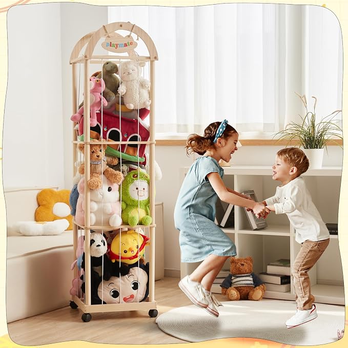 Large Stuffed Animal Storage Organizer, Playrooms & Bedrooms - Image 6