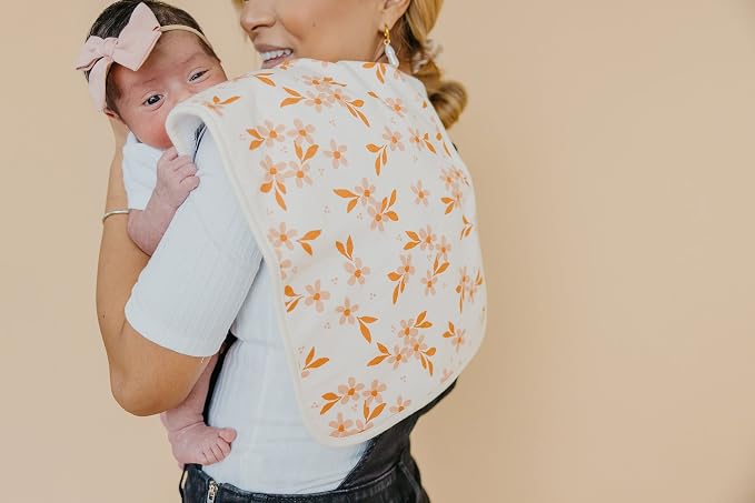Copper Pearl Baby Burp Cloth Large 21''x10'' Size Premium Absorbent Triple - Image 7