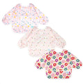 3 Pcs Long Sleeved Bib Set|Baby Waterproof Bibs by Baby+Noah