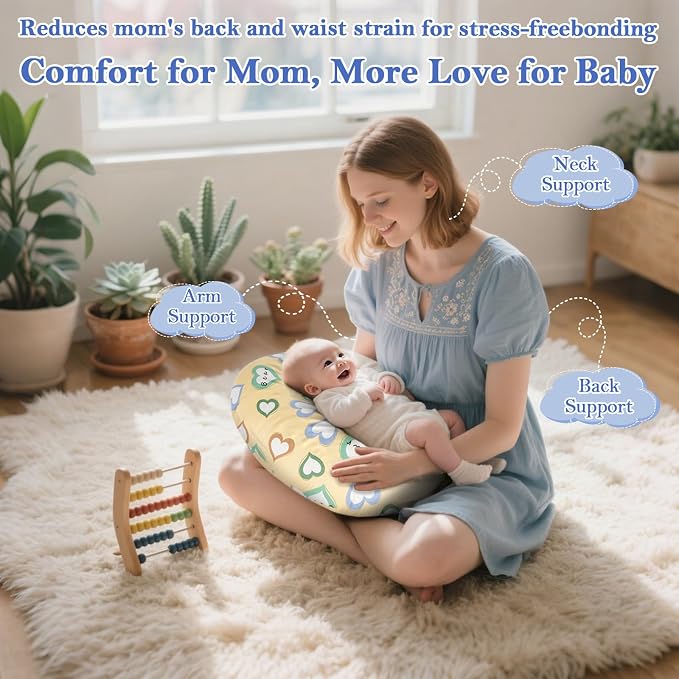 Nursing Pillow & Breastfeeding Pillow – Ergonomic C-Shape - Image 5