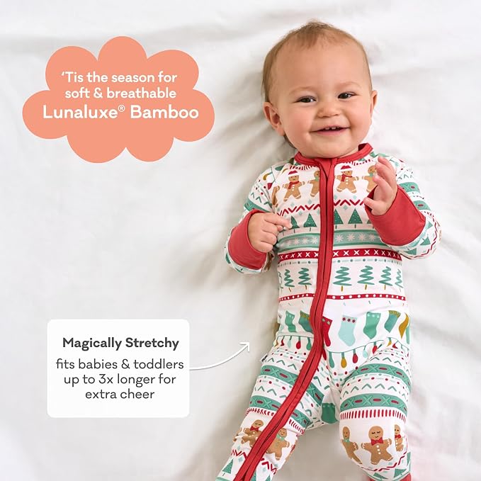 Little Sleepies Pajamas for Baby Boys & Girls, Viscose from Bamboo Baby Pajamas - Image 3