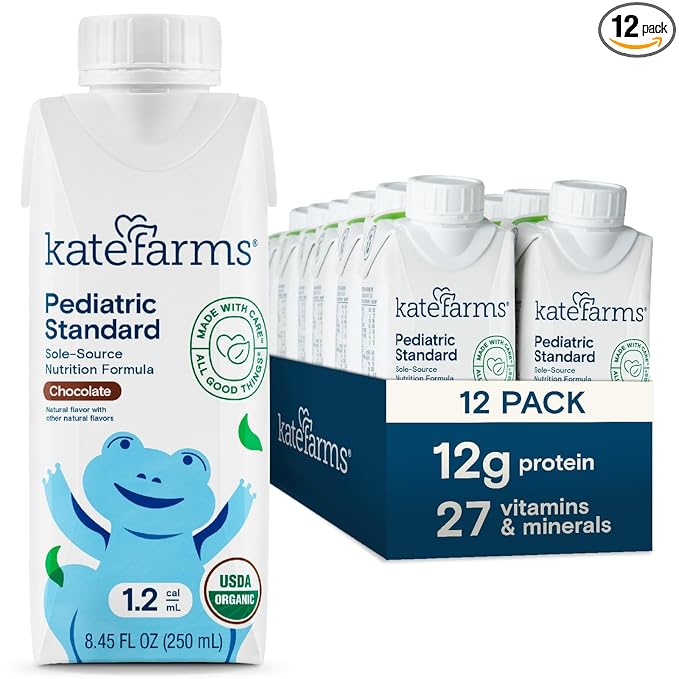 KATE FARMS Organic Pediatric 1.2 High Calorie Chocolate Nutrition Shake by KateFarms