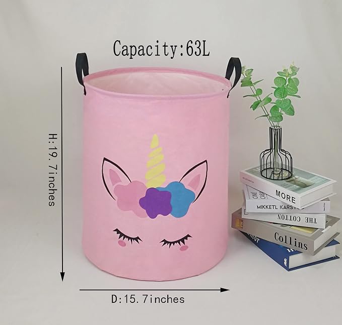 Round Laundry Hamper Storage Basket Laundry Organizer Hamper Storage Bins - Image 7