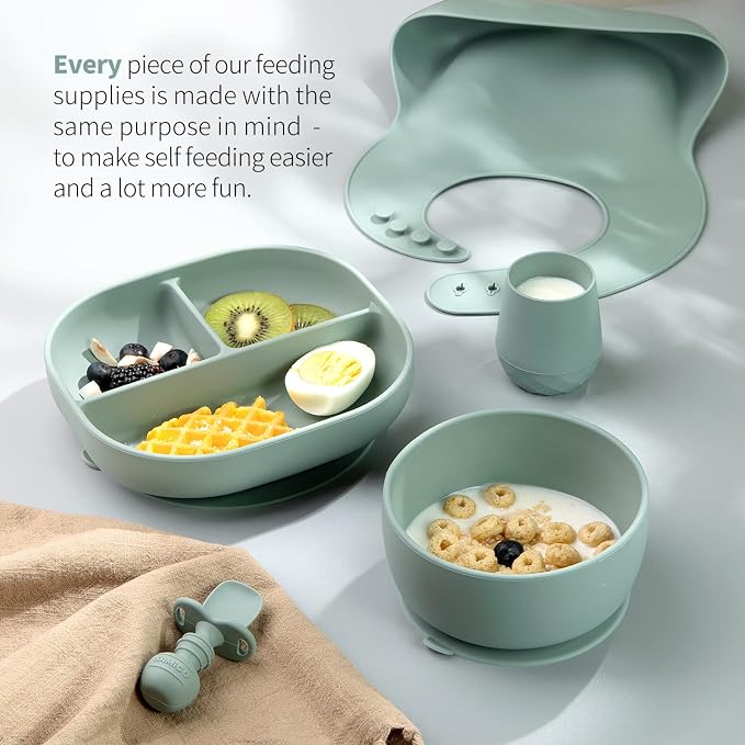 SAMiGO Silicone Baby Spoons Self Feeding 6+ Months - Image 6