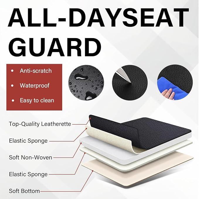 Leather Car Seat Covers Fit for LR Range Rover Evoque 2019-2025, 5 Seater - Image 5