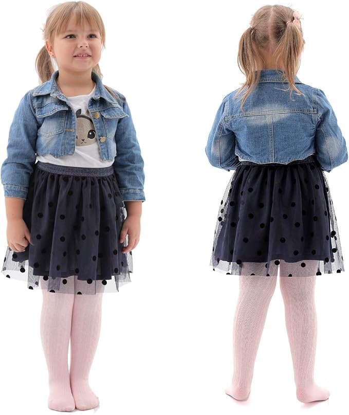 EPEIUS Baby Girl Tights Thick Cable Knit Leggings Stockings Cotton Pantyhose - Image 4