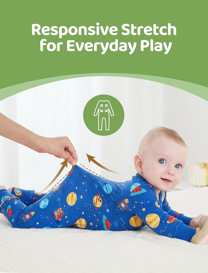 PATPAT Baby Footies Boys Girls - Image 4