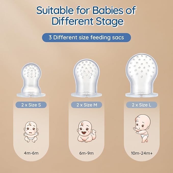 2 Pack Silicone Baby Fruit Feeder - Image 3