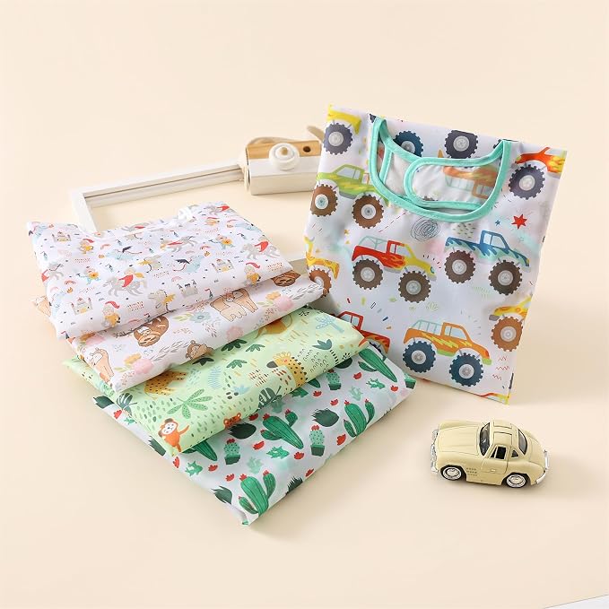 Long Sleeved Bibs, Lightweight Waterproof Shirt Bibs - Image 4