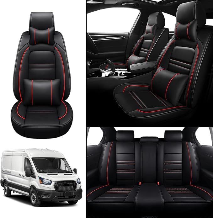 Car Seat Covers for Ford Transit 2014-2024 | 5-Seats Seat Covers, Waterproof - Image 2