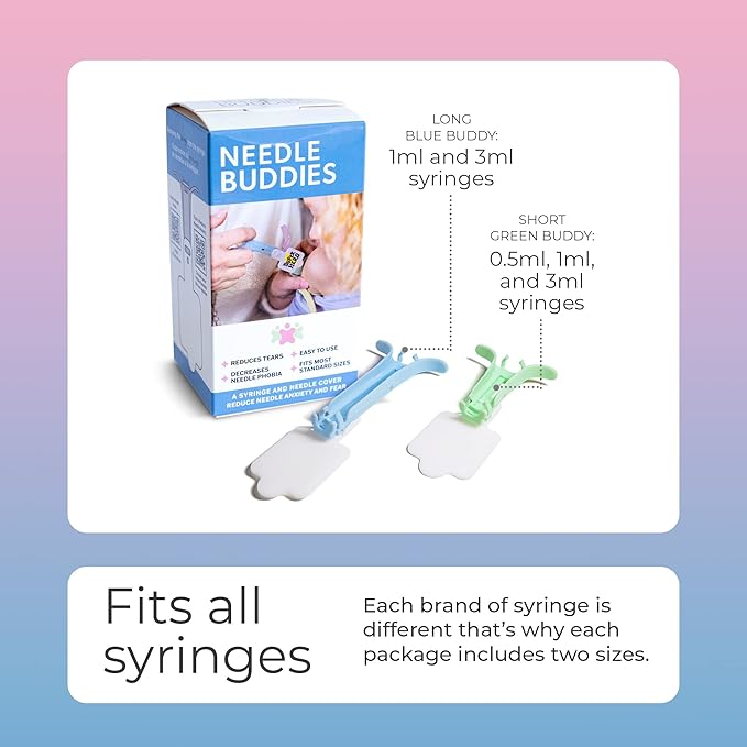 A Syringe Clip On to Disguise The Syringe and Scary Needle. Ideal - Image 6