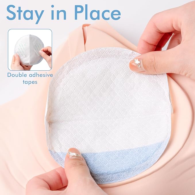 NCVI Super Absorbent Disposable Nursing Pads 180 Count, Stay Dry Breast Pads - Image 7