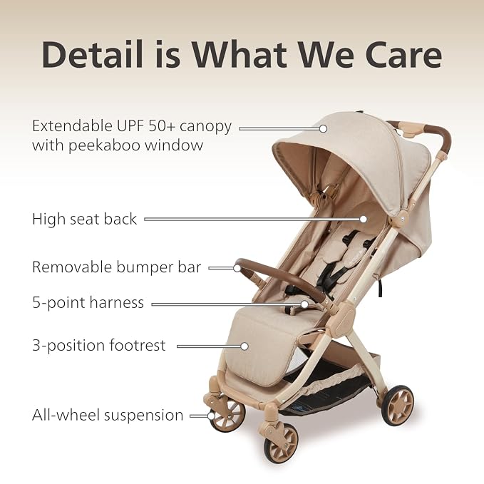 Pika Baby Stroller – Lightweight, Auto-Folding Design - Image 3