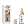 BIBS Baby Glass Bottle Complete Set 110 ml | BPA Free Natural Rubber | Made in by BIBS