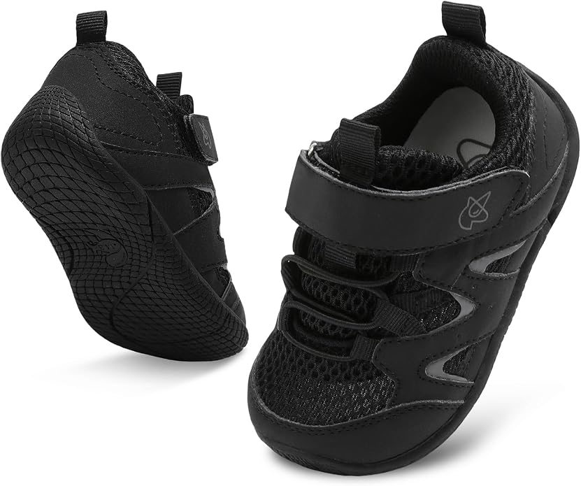 LeIsfIt Baby Shoes Boys Girls First Walking Shoes Non-Slip Toddler Breathable by Leisfit