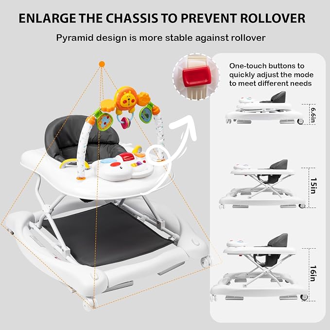 5-in-1 Baby Walker, Baby Walkers - Image 7