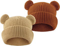 Toddler Boy Winter Hat Baby Knit Beanie Girl Warm Hats Kid Bear Ear Beanies by YATANAM
