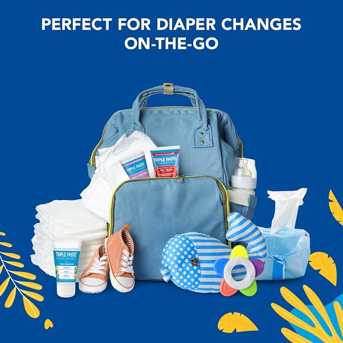 Triple Paste Gift Bundle: Diaper Rash Cream Ointment, 3X Max Strength, 2oz Trio - Image 6