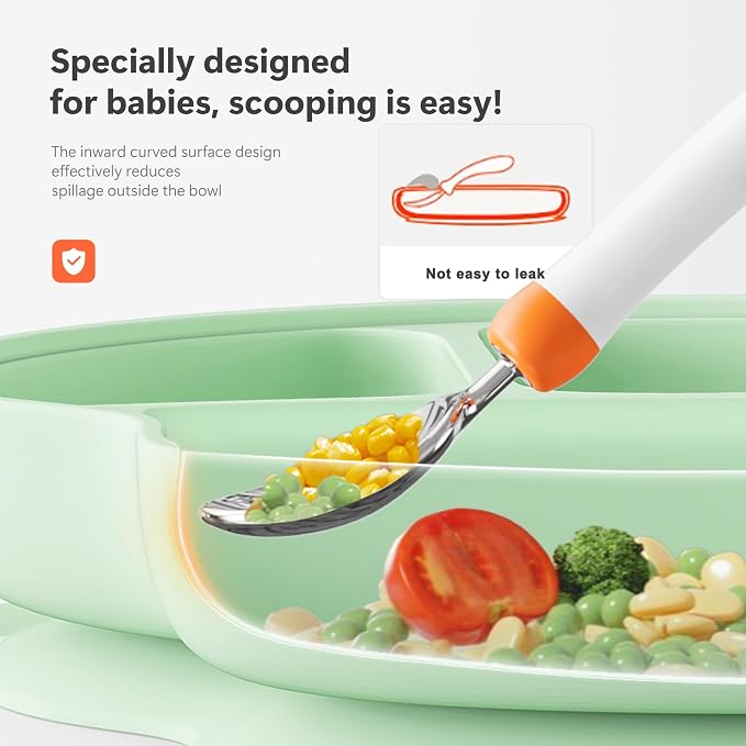 Li&Zhao Baby Bowls with Suction - Image 4