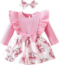 Chichoo Baby Girl Clothes Infant Fall Winter Outfits Newborn Long Sleeve Romper by Chichoo