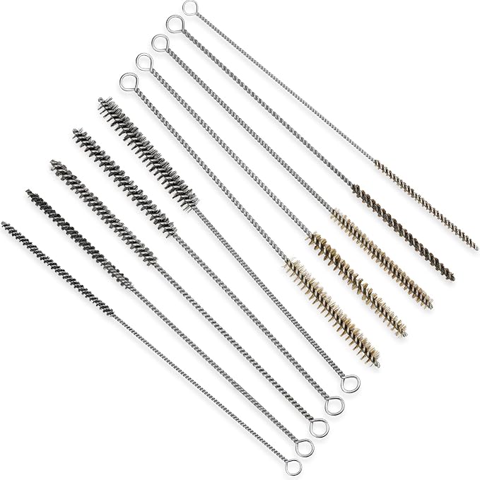 Wire Tube Brushes Bulk for Cleaning Pipe Tube Brass Stainless Steel Round Wire by Perthlin