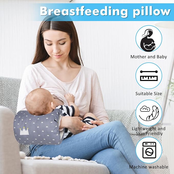 Nursing Arm Pillows for Breastfeeding, Baby Feeding Arm Pillow Portable and - Image 2