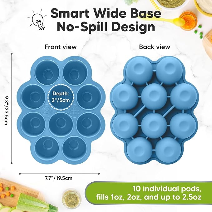 KeaBabies Silicone Food Freezer Trays - Image 2