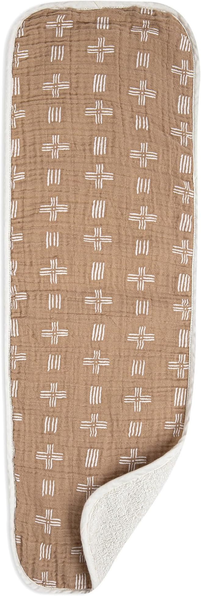 Crane Baby Muslin Baby Burp Cloths Set of 3, Safari Animal Print, 100% Cotton - Image 5