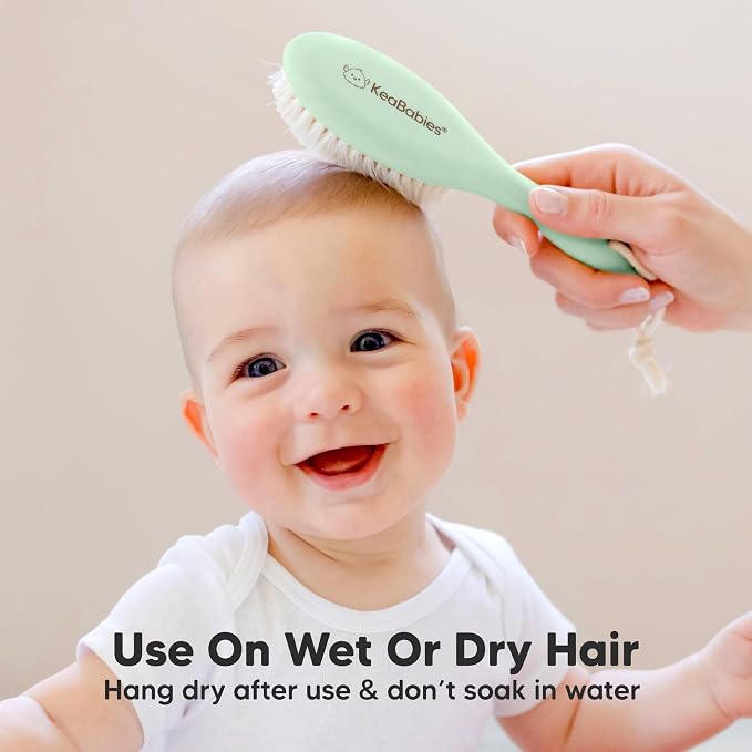 Wooden Baby Hair Brush - Image 6