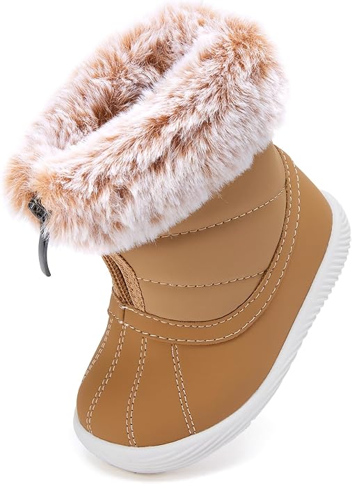 BMCiTYBM Baby Boy Girl Snow Boots Waterproof Winter Warm Booties Nonslip by BMCiTYBM
