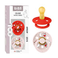 BIBS Colour Moomins Pacifier 2-Pack, BPA Free Pacifier, Round Nipple. Natural by BIBS