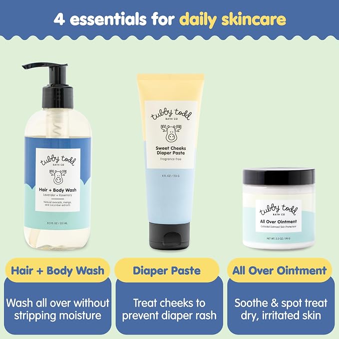 TUBBY TODD Baby Bundle Newborn Skin Care Set - Image 3