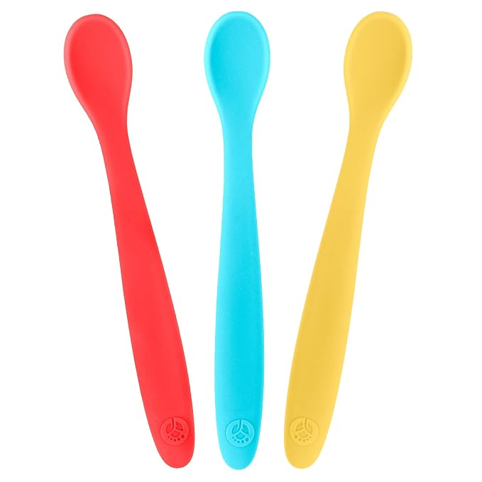 WeeSprout Silicone Baby Spoons by WeeSprout