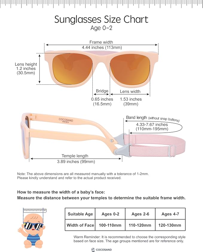 COCOSAND Flexible Baby Sunglasses - Image 5