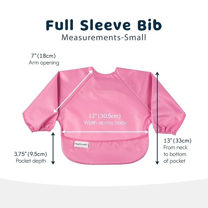 Tiny Twinkle Long Sleeve Bib for Babies & Toddlers – 2 Pack Waterproof Smock - Image 6