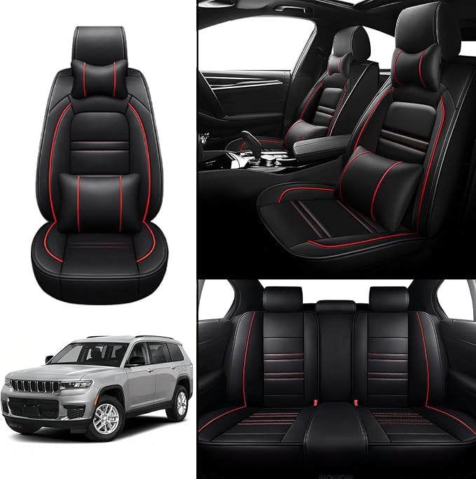 Car Seat Covers for JP Grand Cherokee 2011-2025 | 5-Seats Seat Covers, - Image 2