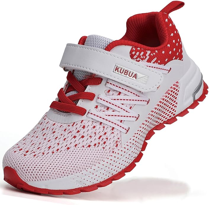 KUBUA Kids Sneakers for Boys Girls Running Tennis Shoes Lightweight Breathable by KUBUA