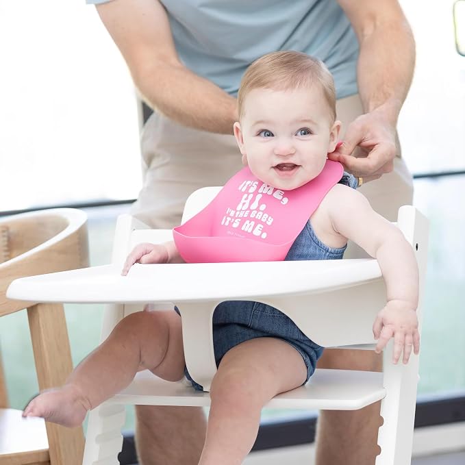 Baby Bib for Eating by Bella Tunno, Waterproof Silicone Bib - Image 2